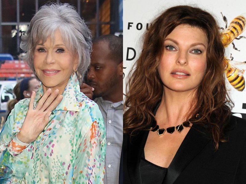 Jane Fonda i Linda Evangelista