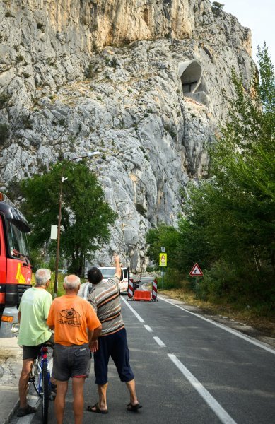 Odron kod Omiša