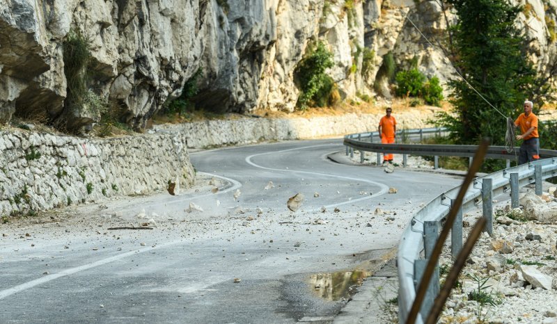 Odron kod Omiša