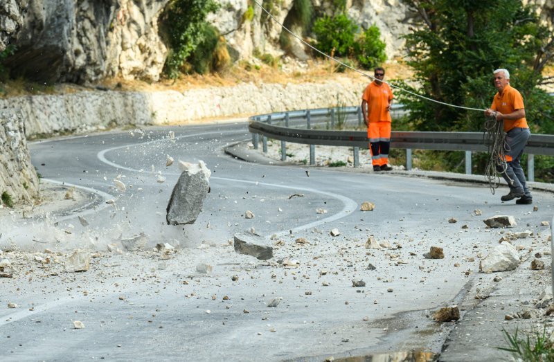 Odron kod Omiša