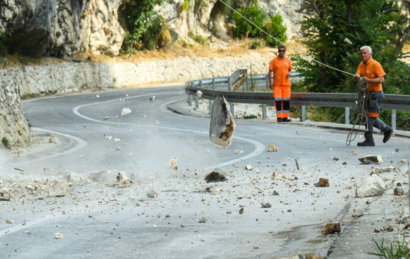 Odron kod Omiša