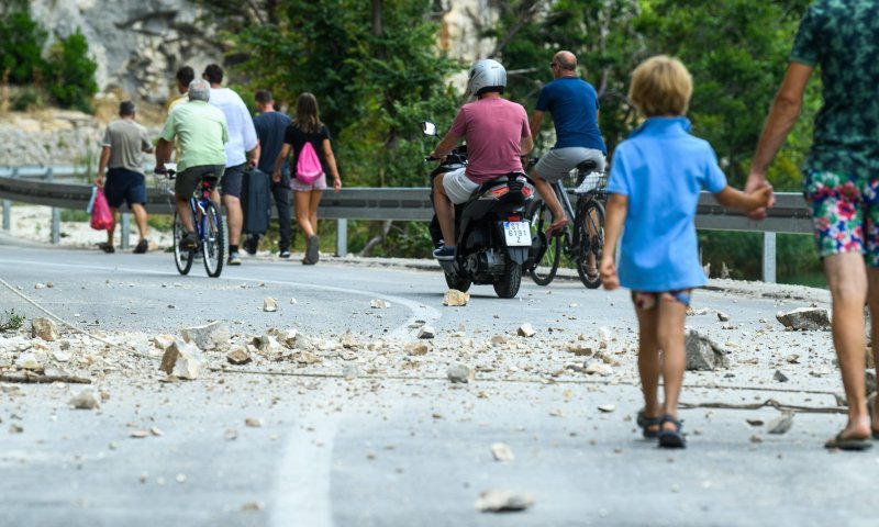 Odron kod Omiša