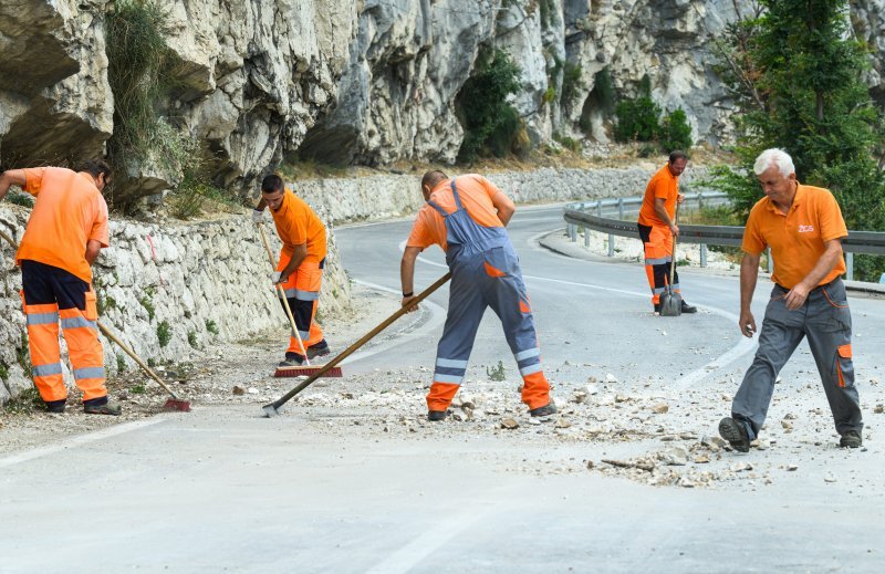 Odron kod Omiša