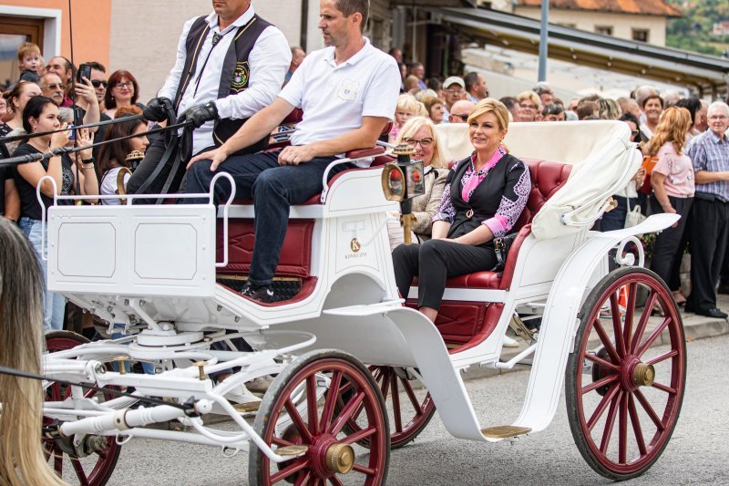 Bivša predsjednica Kolinda Grabar-Kitarović u Mariji Bistrici