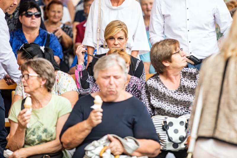Bivša predsjednica Kolinda Grabar-Kitarović u Mariji Bistrici