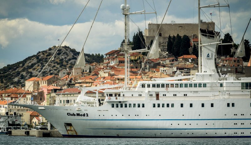 U šibensku luku uplovio je Club Med 2, najveći i najluksuzniji jedrenjak na svijetu