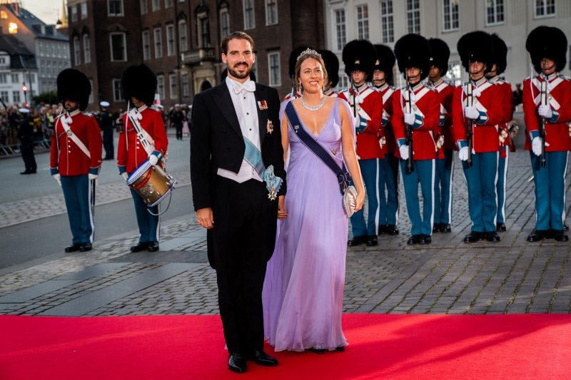 Prince Philippos and Princess Nina of Greece