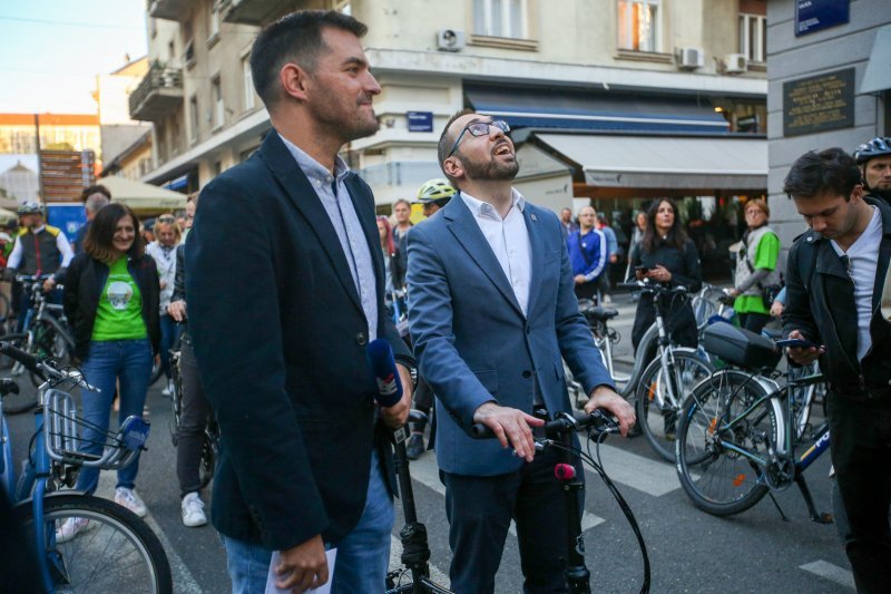 Gradonačelnik Tomislav Tomašević sa zamjenicima na Zagrebačkoj žbici