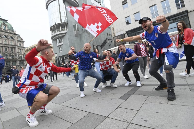 Hrvatski navijači u Beču