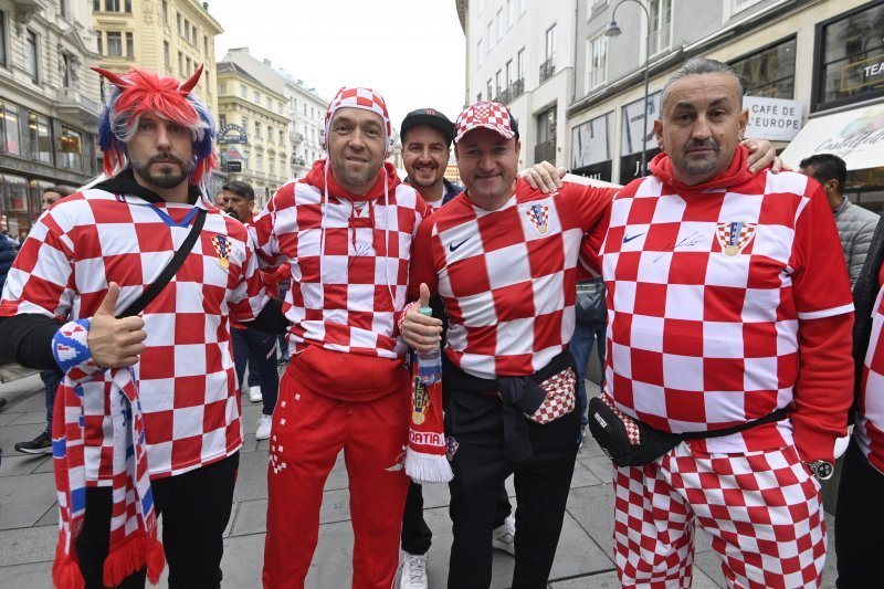 Hrvatski navijači u Beču