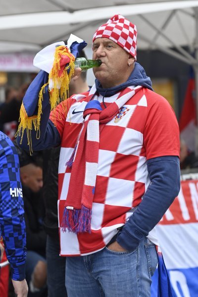 Hrvatski navijači u Beču