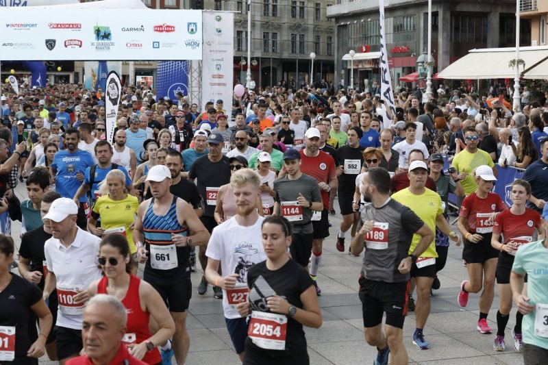 Gradonačelnik Zagreba Tomislav Tomašević sudjelovao u Zagrebačkom maratonu