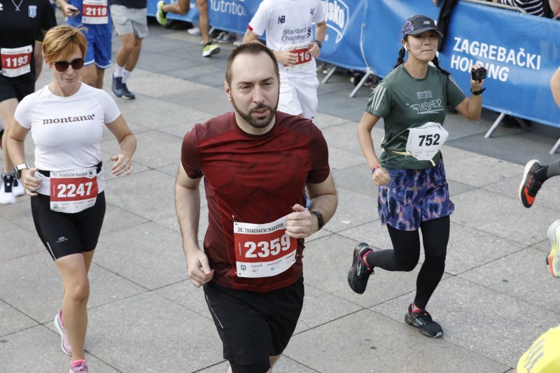 Gradonačelnik Zagreba Tomislav Tomašević sudjelovao u Zagrebačkom maratonu