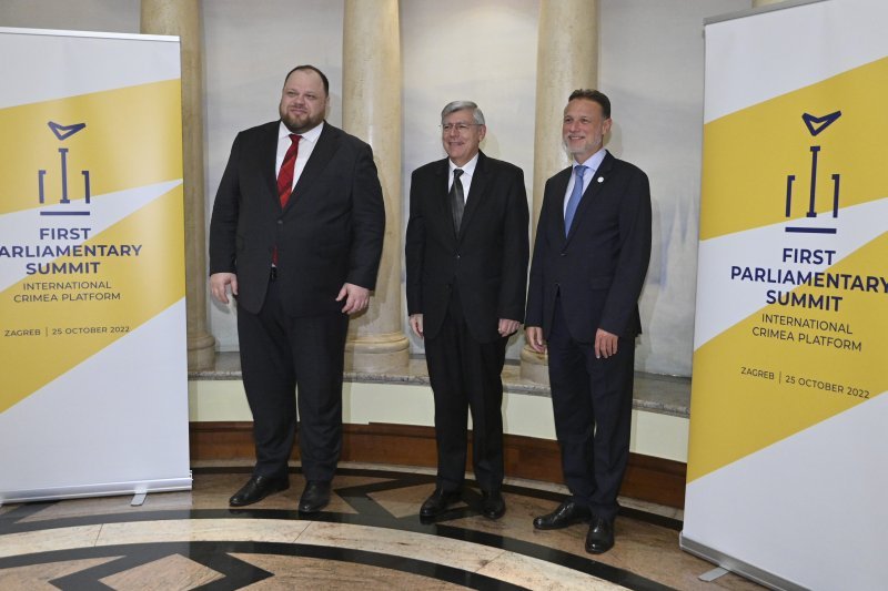 Ruslan Stefančuk, Željko Reiner i Gordan Jandroković