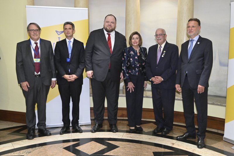 Ruslan Stefančuk, Nancy Pelosi, Gerard E. Connolly, Gordan Jandroković i američka delegacija