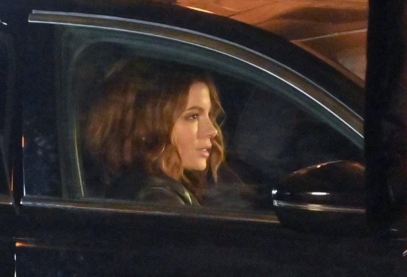 Kate Beckinsale na snimanju noćnih scena u Zagrebu