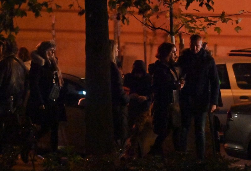 Kate Beckinsale na snimanju noćnih scena u Zagrebu