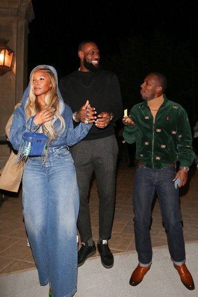 LeBron James, Savannah James i Rich Paul