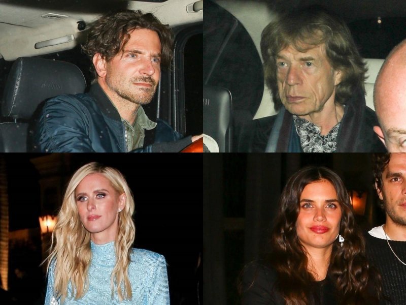 Bradley Cooper, Mick Jagger, Nicky Hilton, Sara Sampaio