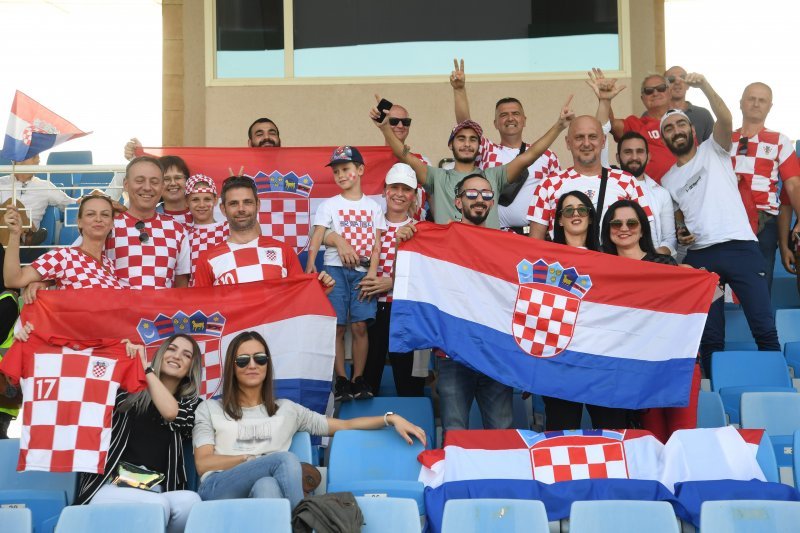Hrvatski navijači u Rijadu