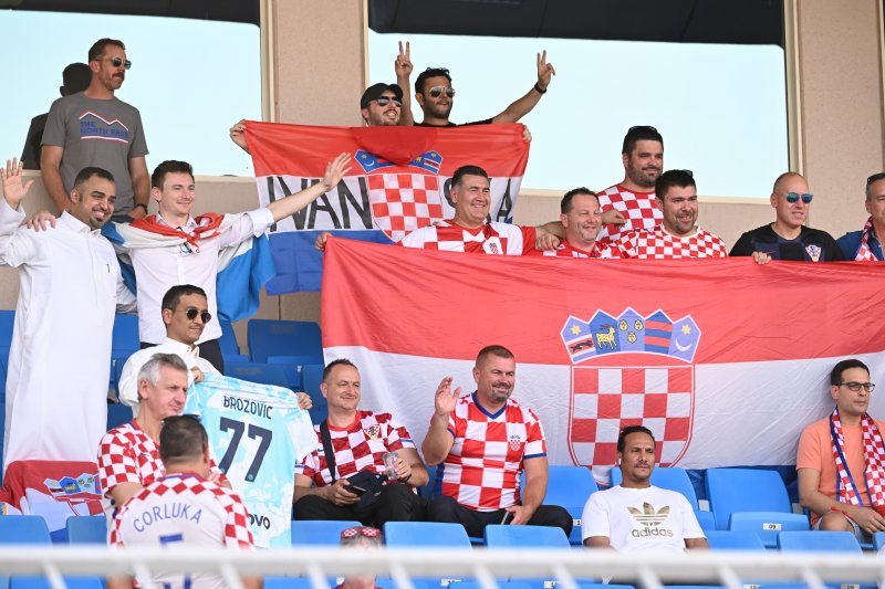 Hrvatski navijači u Rijadu