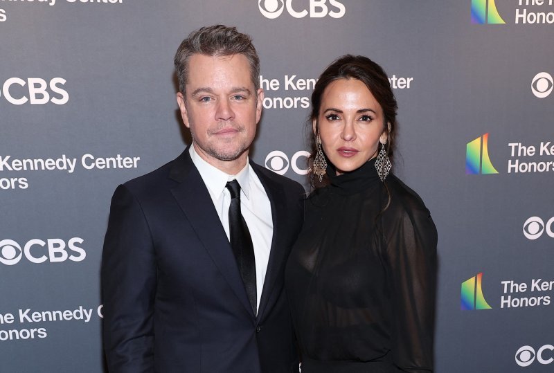 Matt Damon i Luciana Barroso