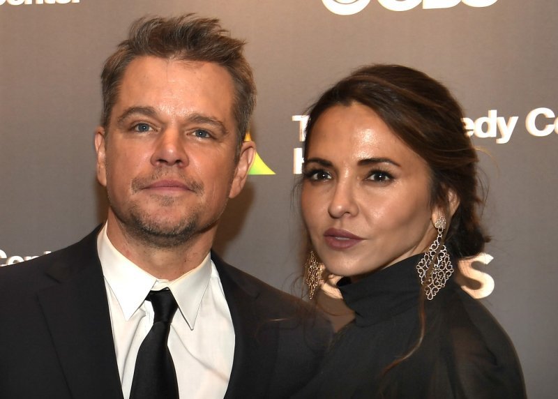 Matt Damon i Luciana Barroso