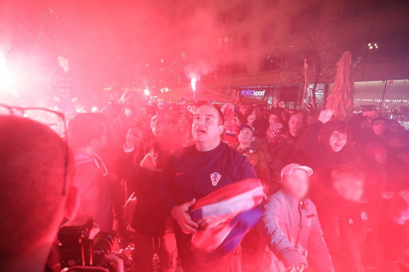 Slavlje nakon utakmice na ulicama