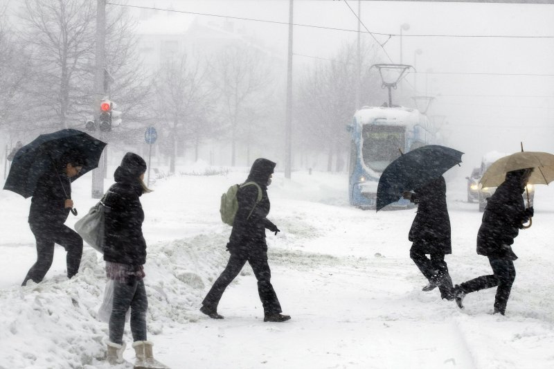 Snijeg u Zagrebu 2012. godine