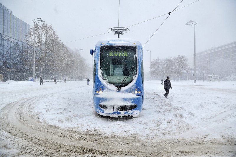 Snijeg u Zagrebu 2012. godine