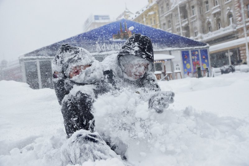 Snijeg u Zagrebu 2012. godine