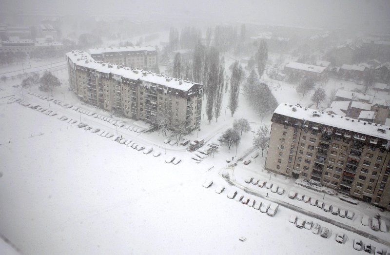 Snijeg u Zagrebu 2012. godine