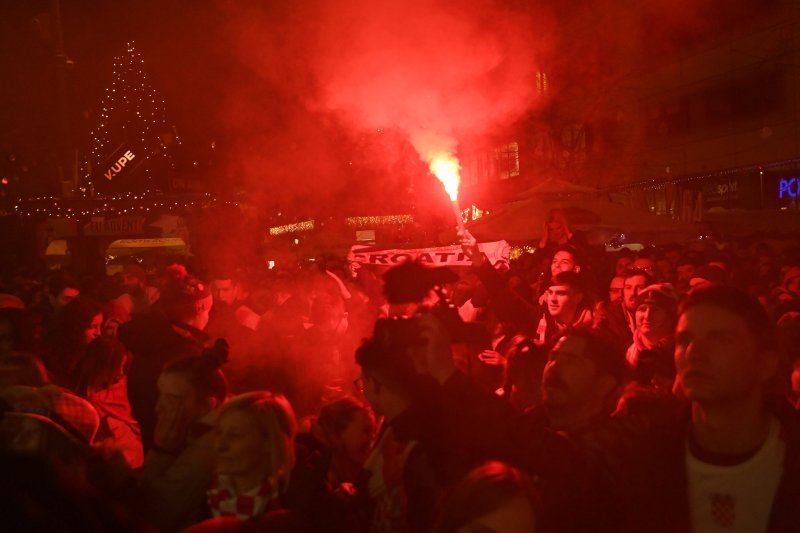 Slavlje navijača nakon pobjede