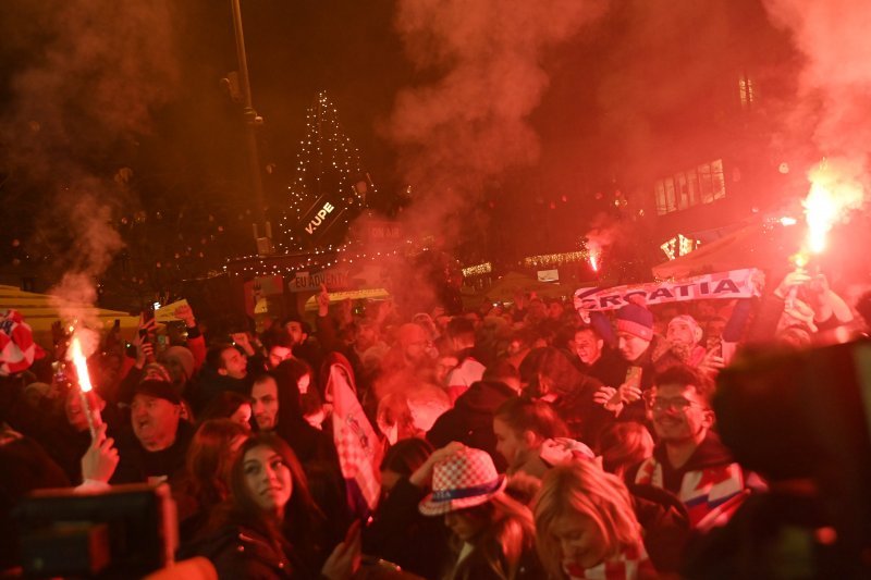 Slavlje navijača nakon pobjede