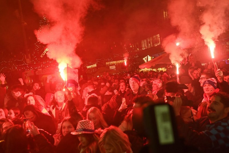 Slavlje navijača nakon pobjede