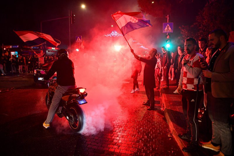 Slavlje navijača nakon pobjede