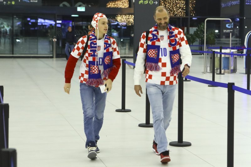 Odlazak navijača na utakmicu Argentina - Hrvatska u Katar
