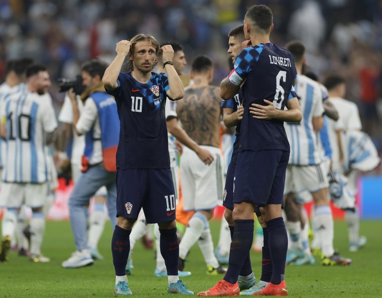 Luka Modrić i Dejan Lovren