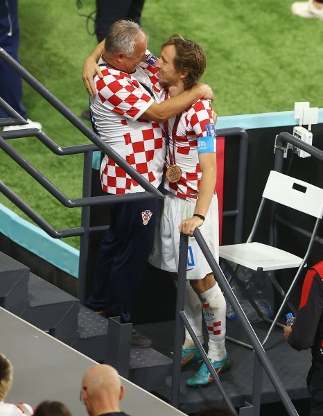 Luka Modrić s ocem