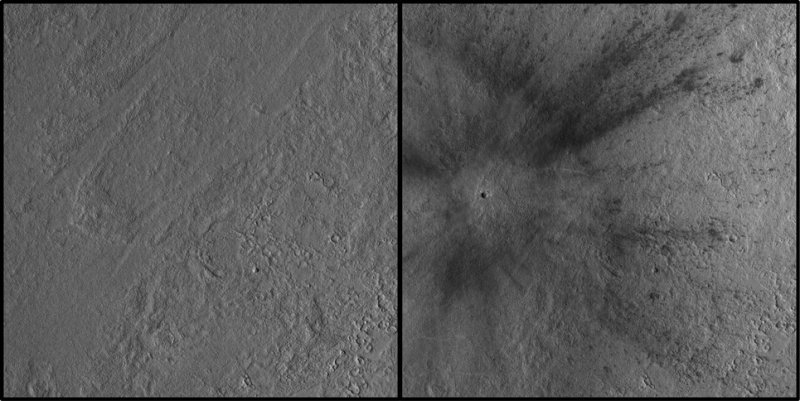 Prije i poslije udara meteorita