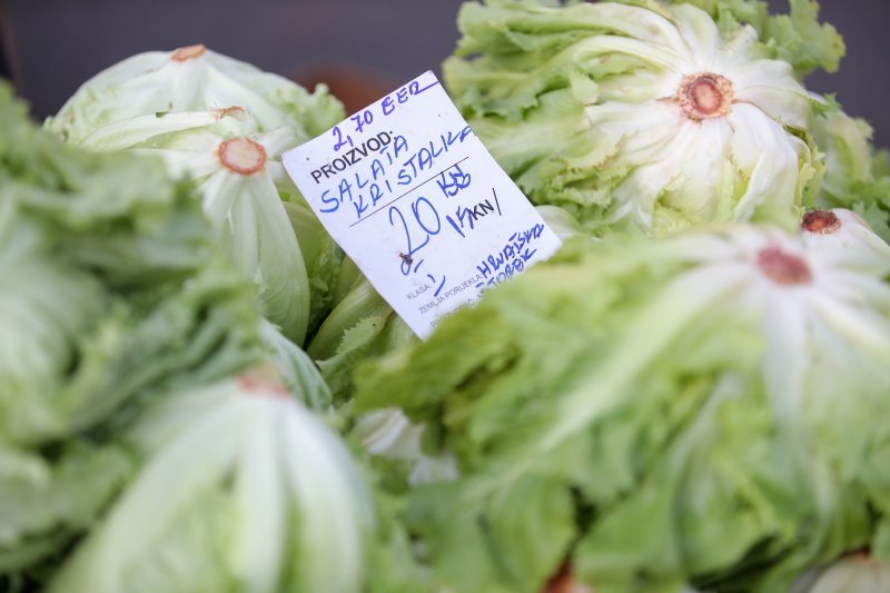 Cijene u eurima na tržnicama diljem Hrvatske