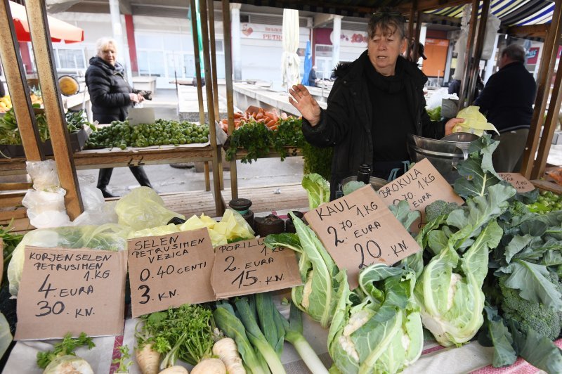 Cijene u eurima na tržnicama diljem Hrvatske