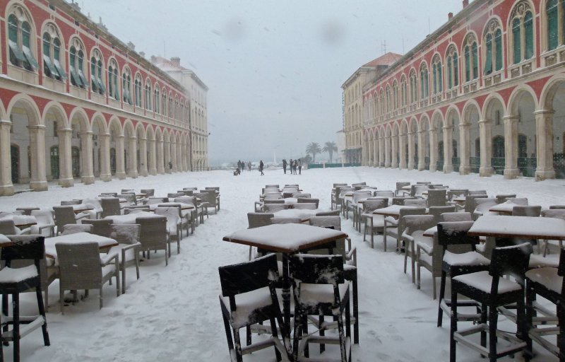 Snijeg u Splitu prije 11 godina