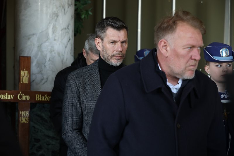 Zvonimir Boban i Robert Prosinečki u počasnoj straži