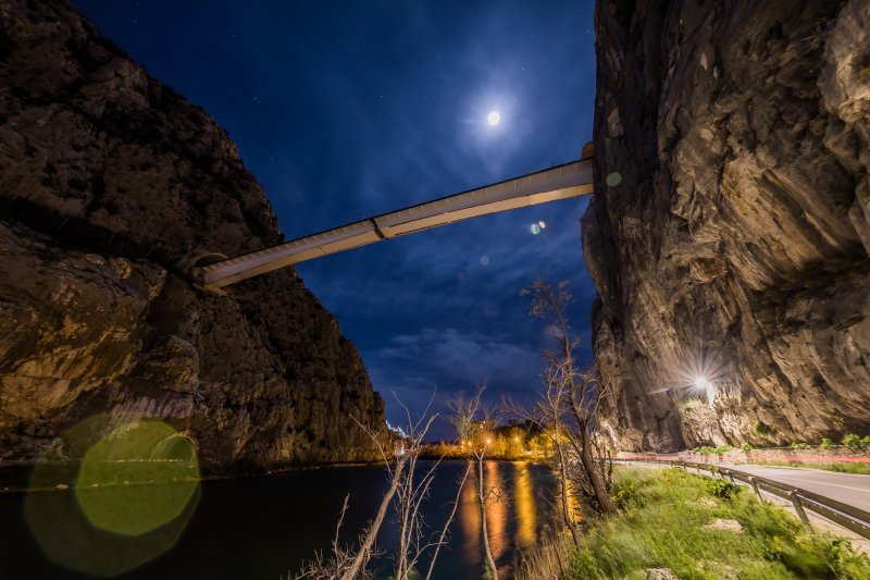 Pogled na Kanjon Cetine i novi most