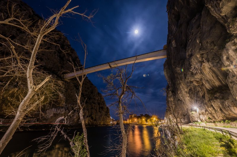 Pogled na Kanjon Cetine i novi most