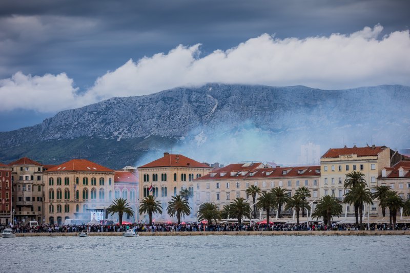 Doček juniora iz zraka