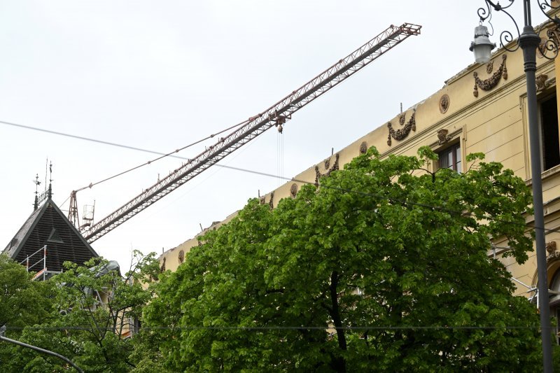 Dan nakon urušavanja zgrade i skele u Klaićevoj otežan je promet