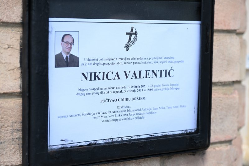 Sprovod Nikice Valentića