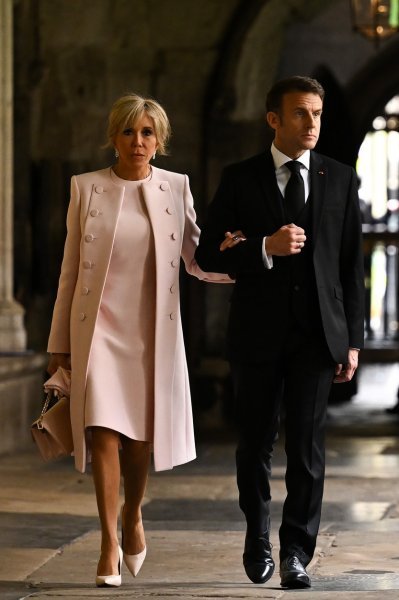 Birgitte i Emmanuel Macron